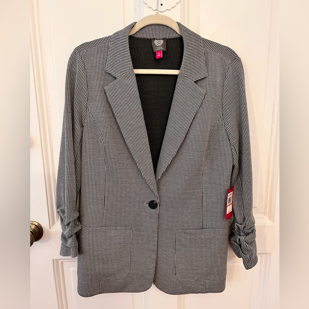 Vince Camuto houndstooth blazer jacket new with tags!